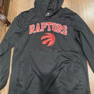 NBA Black and Red Raptors Hoodie
